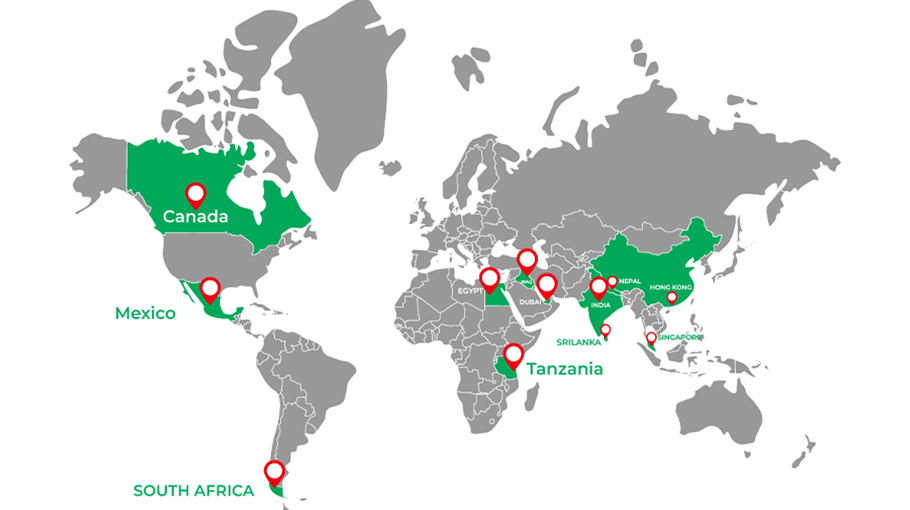 Countries We Offered our machines