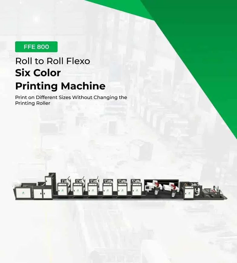 6 Color Flexo Printing Machine Manufacturers in India | Non-Stop Roll ...